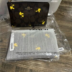 Coach wristlet with Woodstock